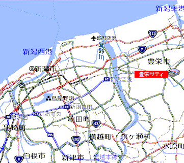 豊栄市"豊栄サティ"周辺ノ図♪